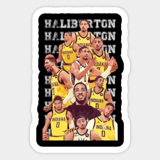 Tyrese Haliburton Indiana Pacers Sticker